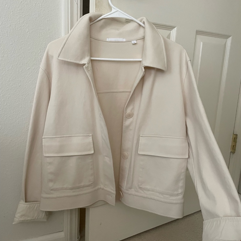 Uniqlo jersey relaxed jacket